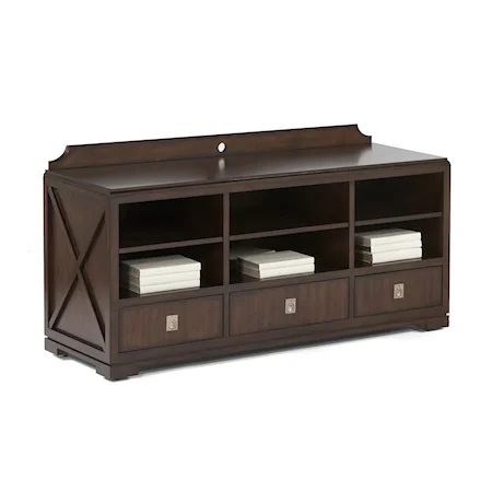 Three Drawer, Six Compartment Entertainment Base